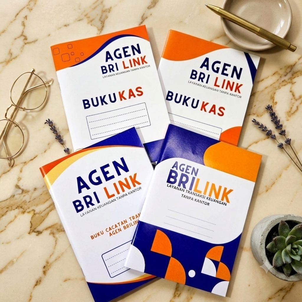 BUKU KAS AGEN BRILINK / BUKU CATATAN BRILINK (STAPLES)