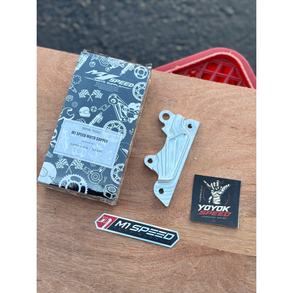BREKET KALIPER NISSIN SAMURAI 2P HONDA SUPRA FIT X OLD SUPRA 110 DISC 260 BREKET RCB S SERIES KARISM