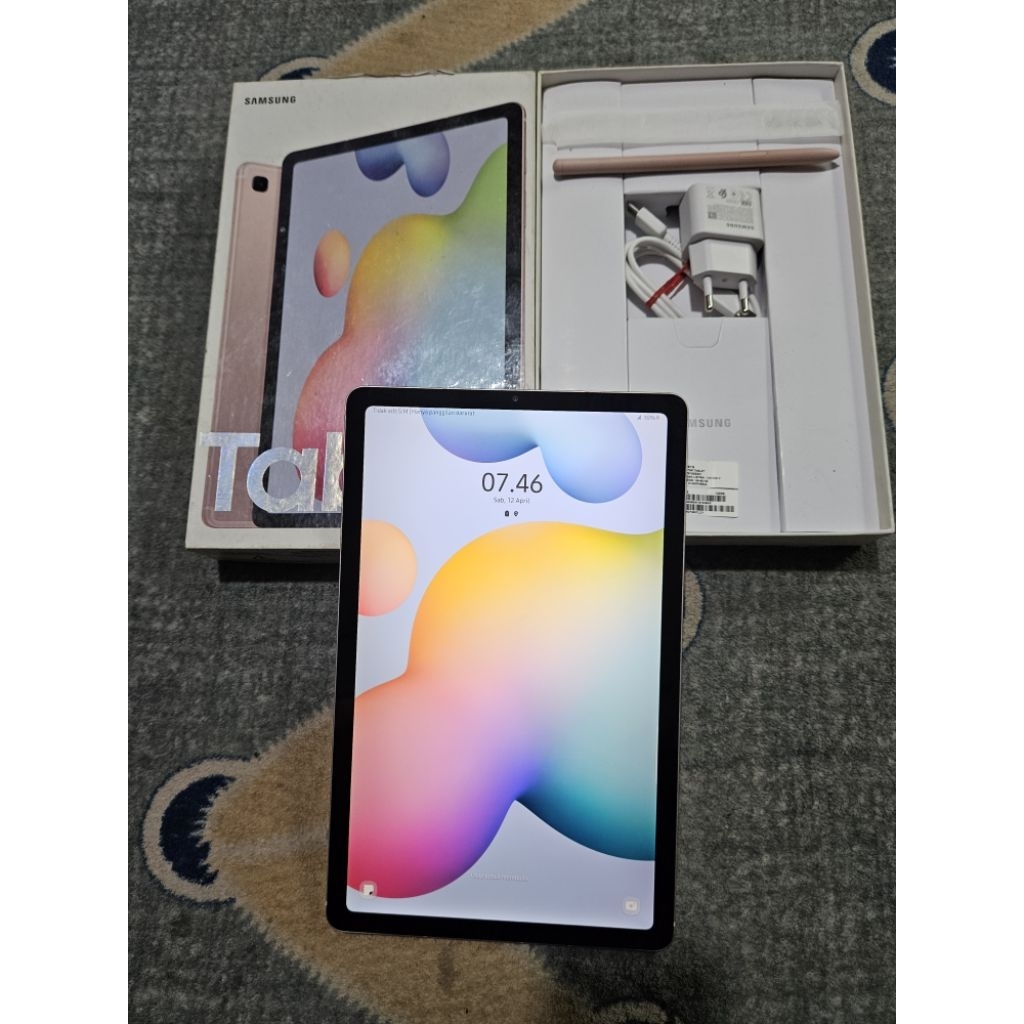Samsung Tab S6 lite 4/128 Second Resmi