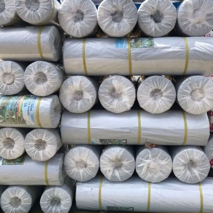 Plastik Mulsa Pertanian Hitam Perak 1 roll lebar 80 cm 8 kg