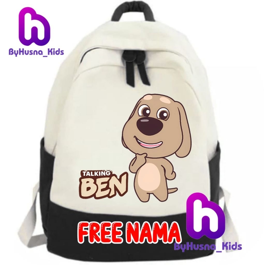TAS RANSEL ANAK TALKING BEN TALKING TOM HEROES TALKING TOM AND FRIENDS CUSTOM
