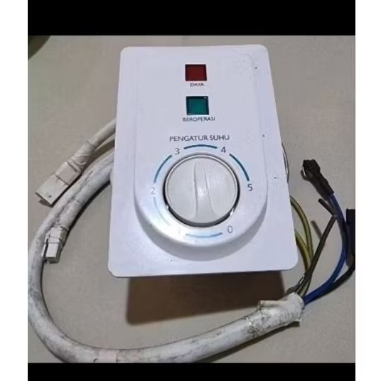 Tombol Pengatur Suhu Set Thermostat Freezer Box Polytron PCF-117