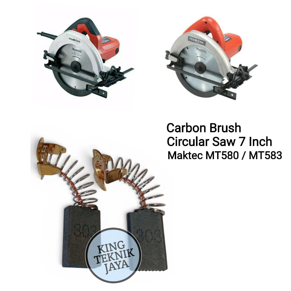 Carbon Brush Mesin Circular Saw Maktec MT580 / MT583