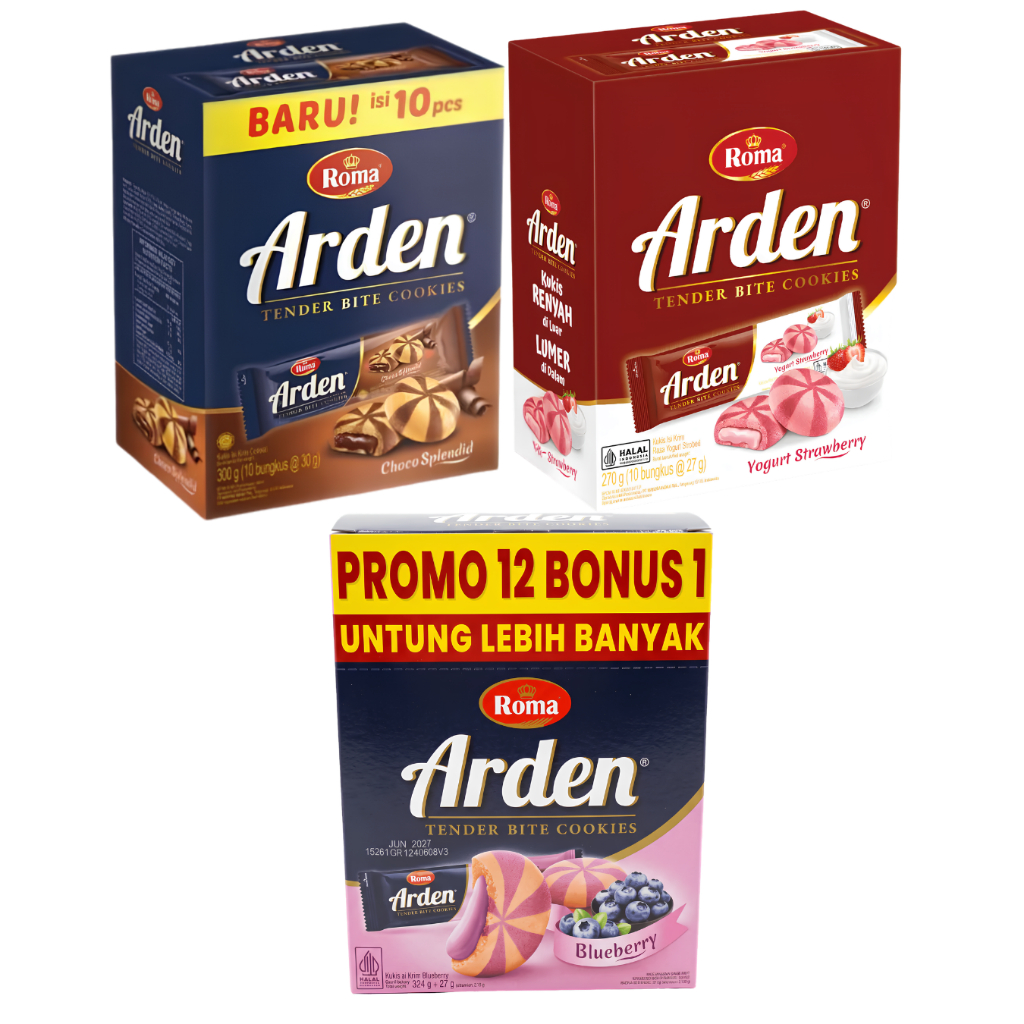 Roma Arden 30g Box All Varian /Makanan Ringan