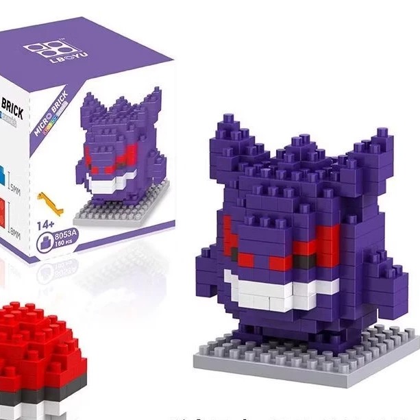 lego pekomen nano block brick mew snorlax mainan lego mainan balok brick block pokemon