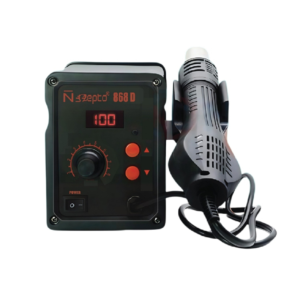 NEPTO 868D Blower Solder Uap Digital 700W Untuk Rework IC SMD, BGA, PCB, Heat Gun Servis HP