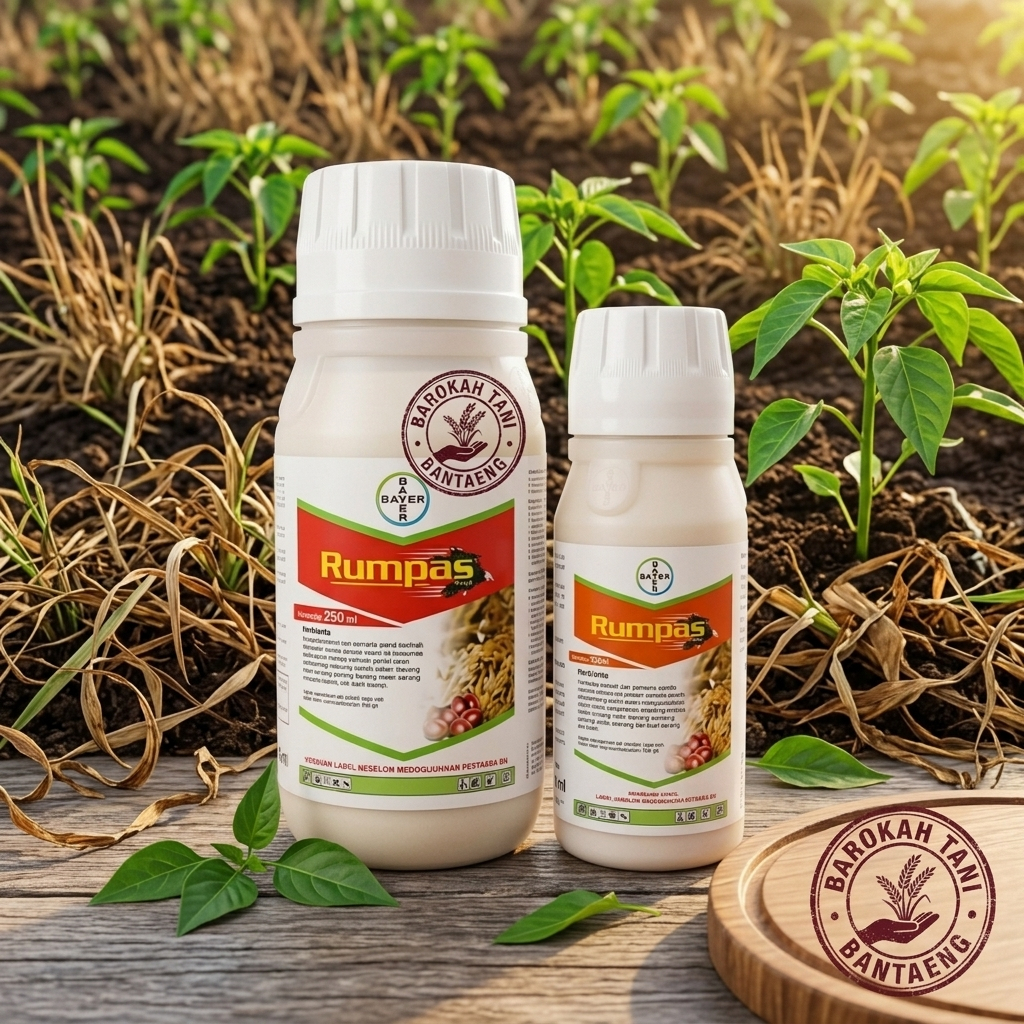 Rumpas 120 EW - Herbisida Sistemik Selektif Pembasmi Rumput Liar, Obat Rumput Rumpas Original - Solu