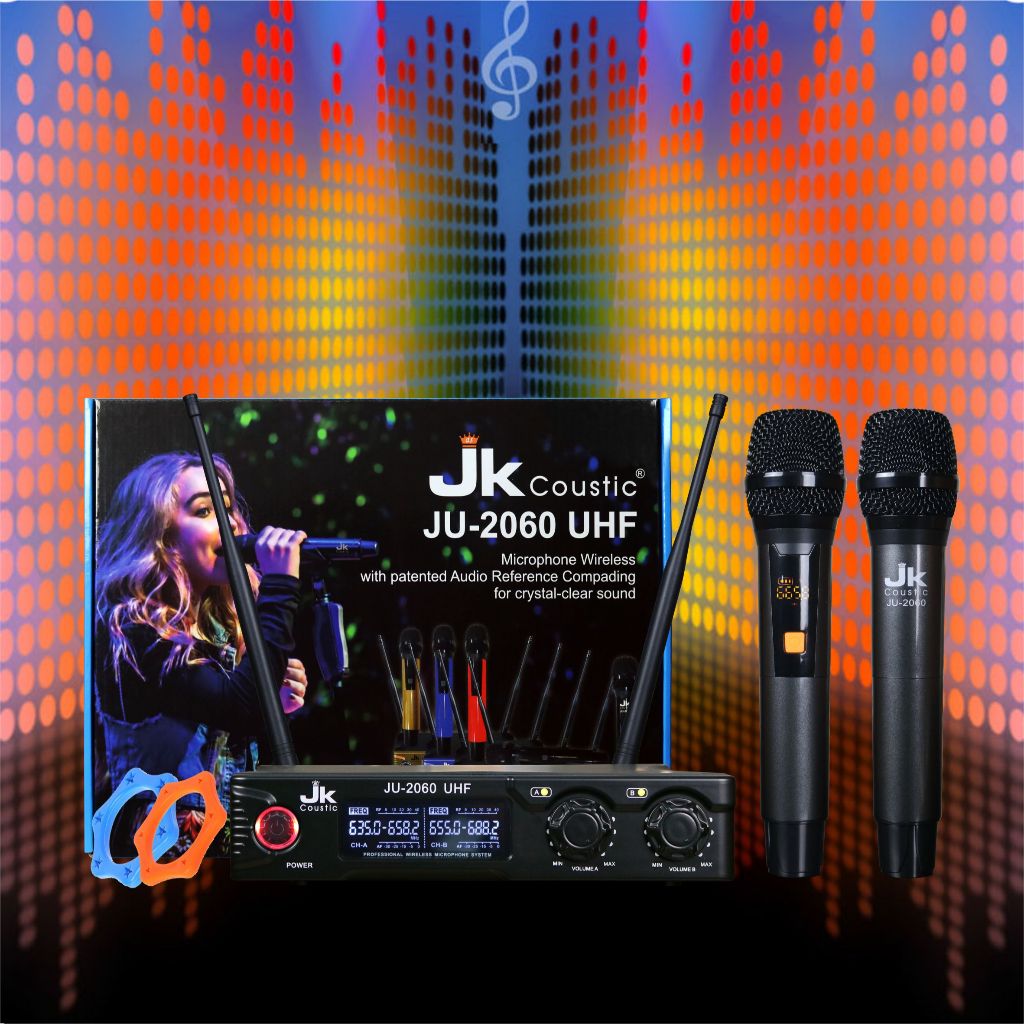 Microphone wireless Jk coustic JU 2060 UHF + Echo