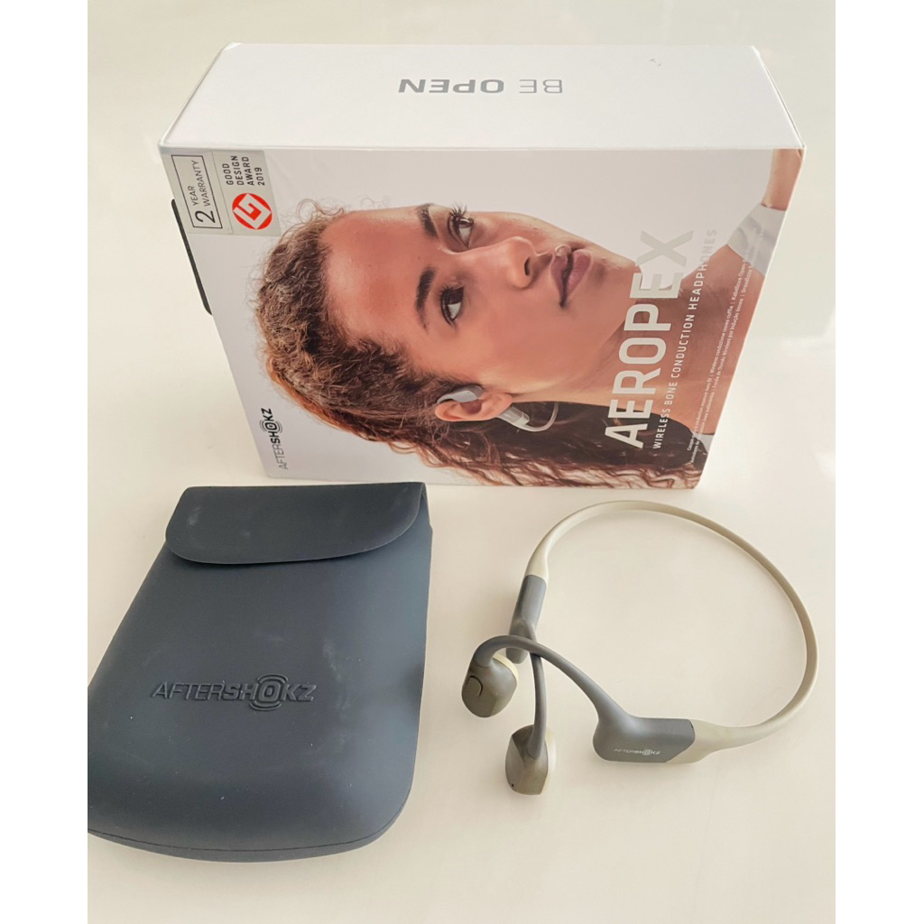 AfterShokz Aeropex Headphone Bone Conduction Open-Ear Wireless