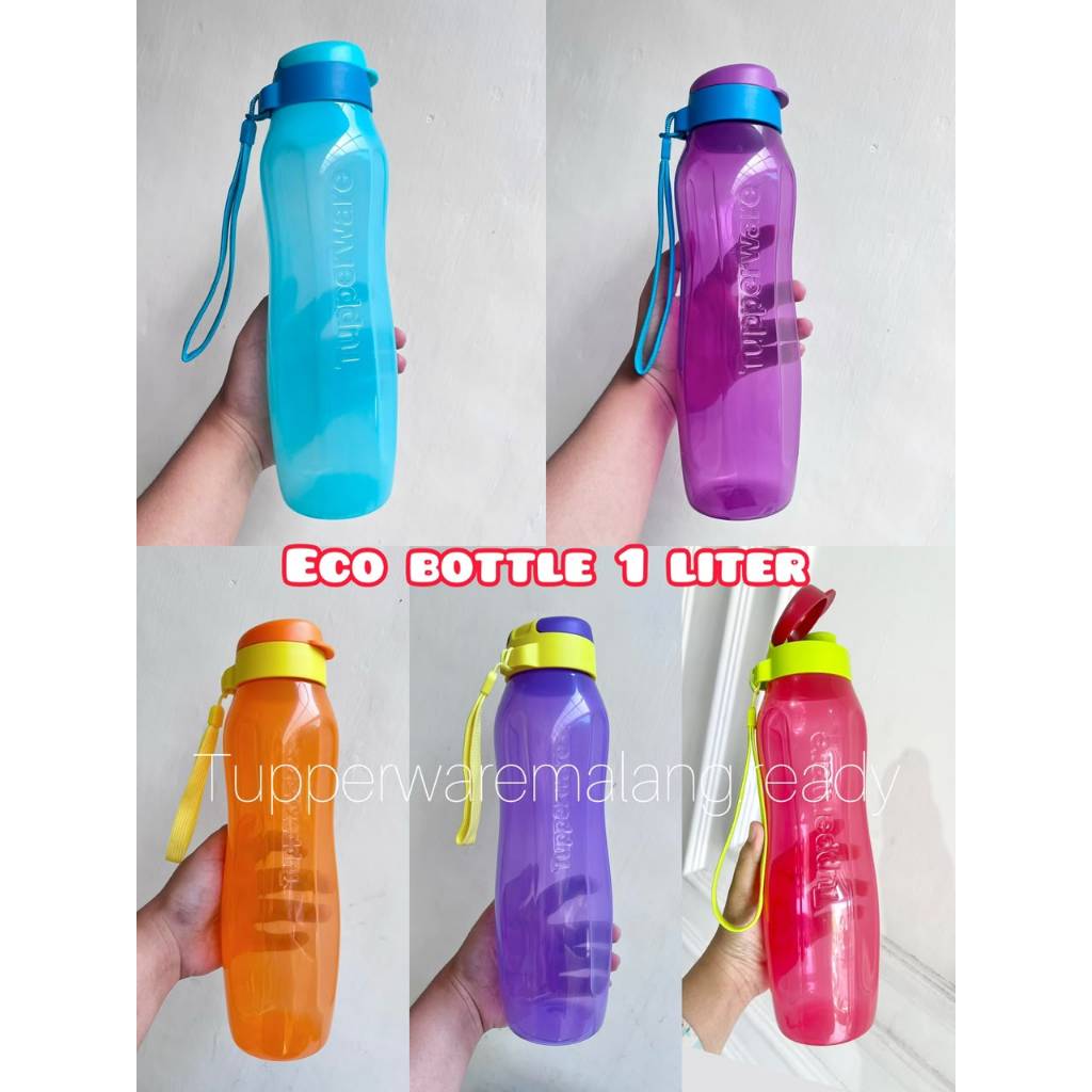 [PROMO]  ECO BOTTLE FASHION 1 LITER TEMPAT MINUM/ BOTOL TUPPERWARE ECO BOTTLE  SQUARE 1 LITER TUMBLE