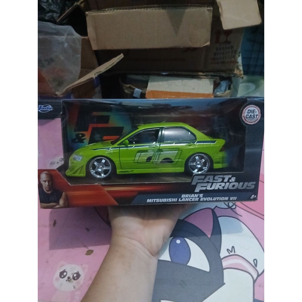 Jada fast ans furious Brians mitsubishi lancer evolution