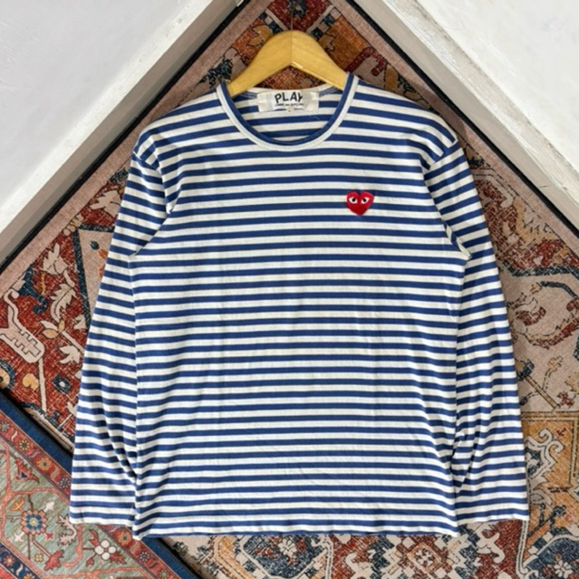 KAOS LONGSLEEVE CDG PLAY STRIPE