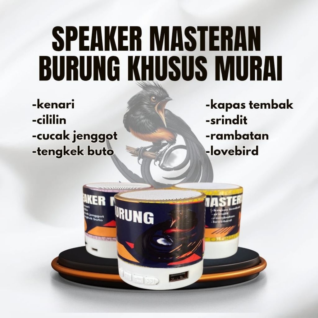 Speaker Masteran burung khusus murai