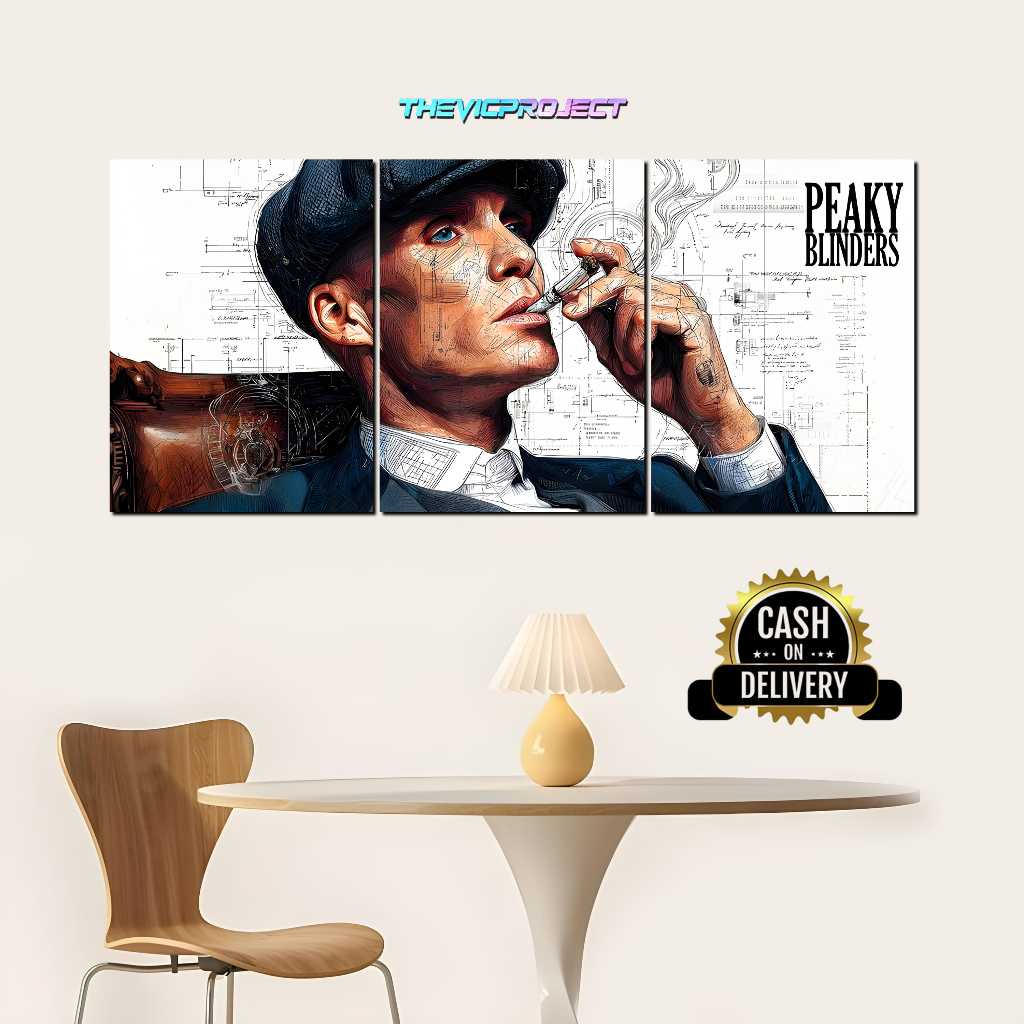 HIASAN PAJANGAN DINDING PEAKY BLINDERS [40X90CM] MEDIUM COMBO Aesthetic