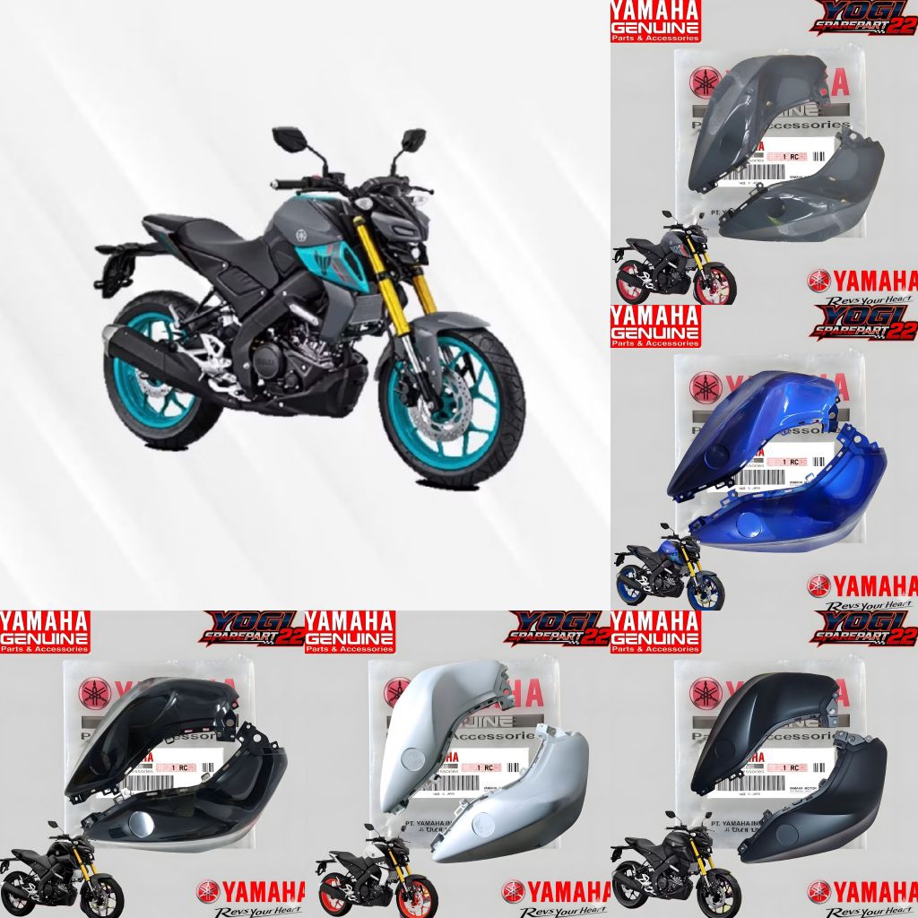 Cover side cover tangki kanan kiri Yamaha MT15 original B8D-F4129-00 B8D-F4139-00