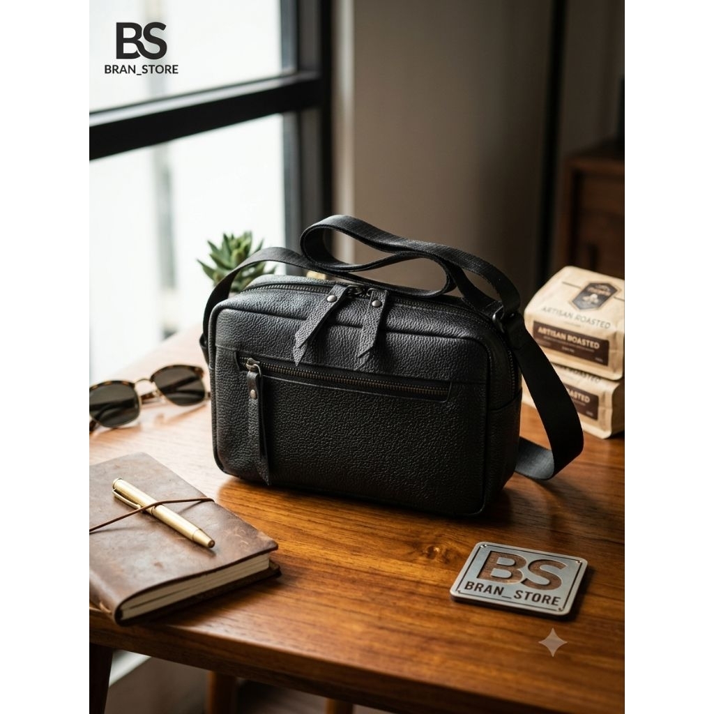 tas slempang kulit pria | hand bag kulit pria | tas kulit asli tas selempang kulit pria