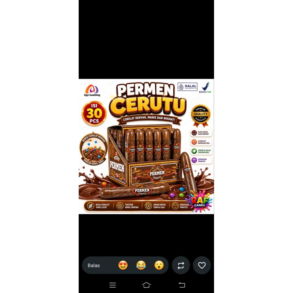 permen cerutu