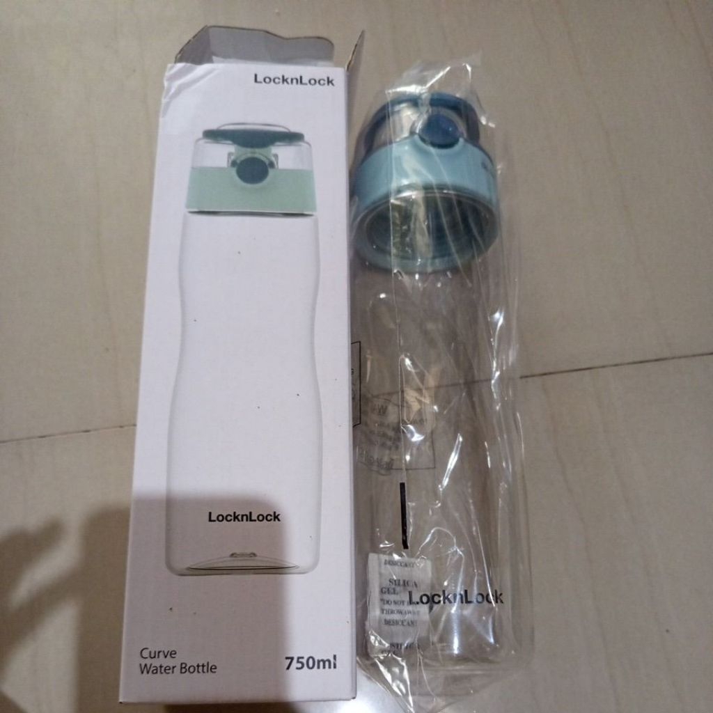 Locknlock curve water bottle 750 ml botol minum lock n lock