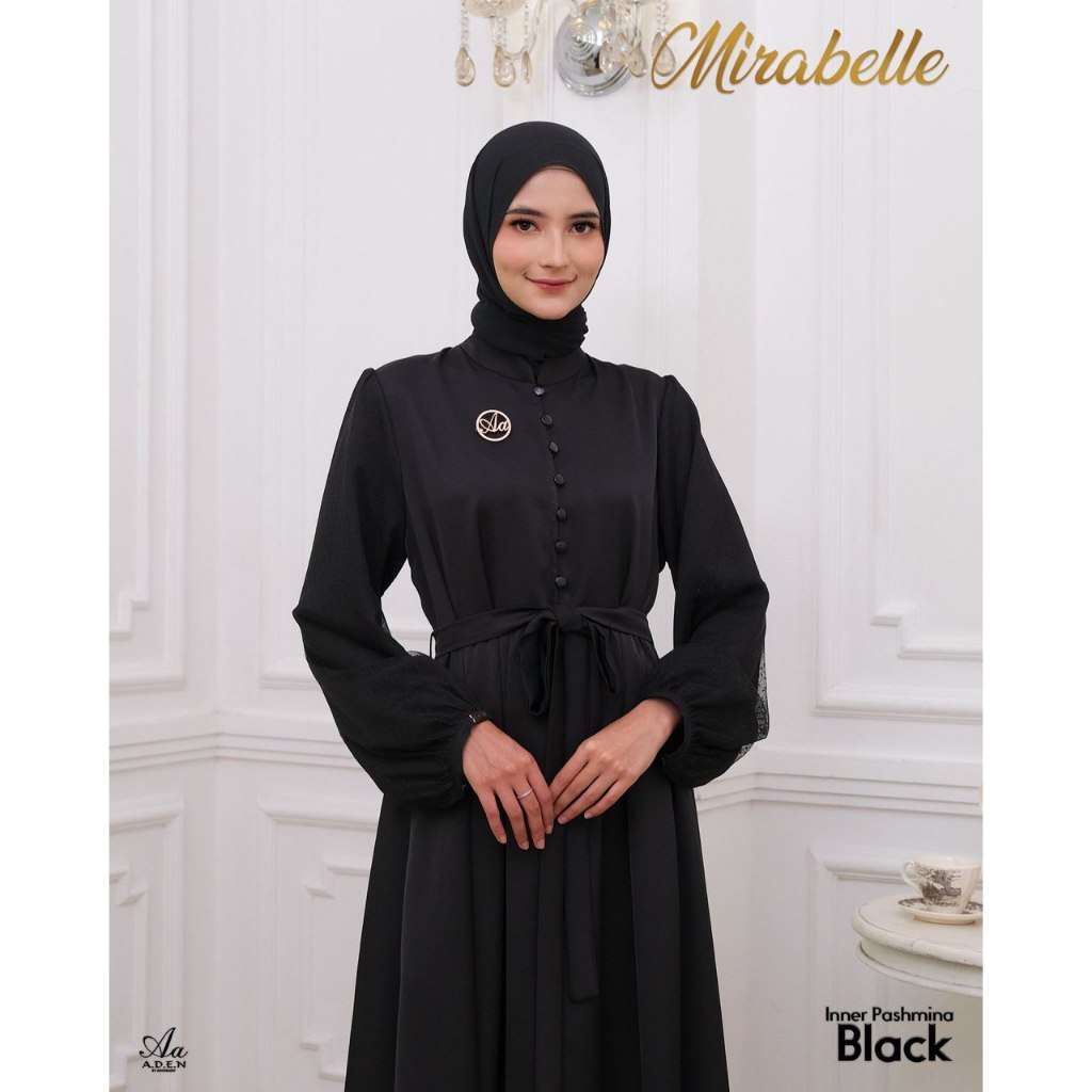 Mirabelle Series Dress By.Aden Hijab/Gamis Aden Hijab Terbaru