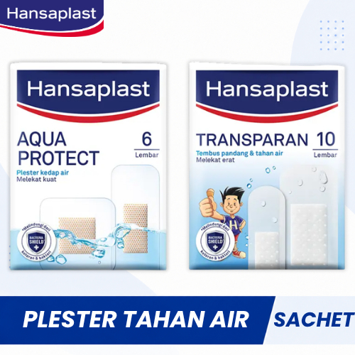 Hansaplast Aqua Protect Plester Waterproof Kedap Air | Hansaplast Transparent Plester Bening Waterpr