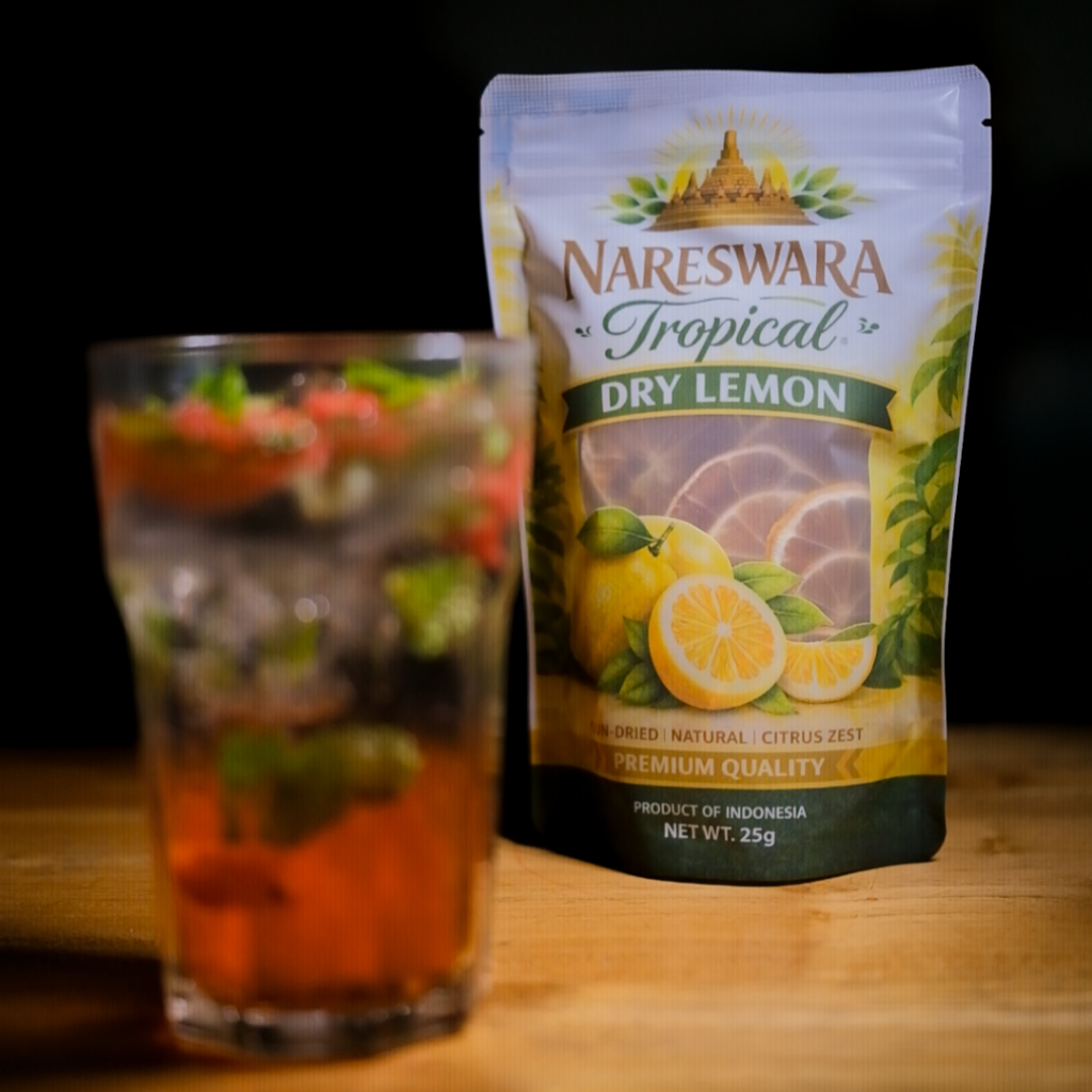 Nareswara Tropical Dried Lemon 50g - Natural Dried Lemon Slice untuk Minuman dan Dessert