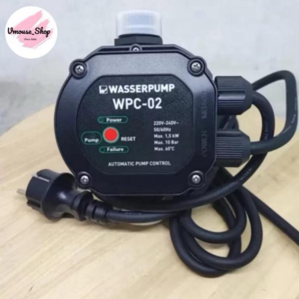 AUTOMATIC PUMP CONTROL WASSER WPC 02 - ALAT OTOMATIS POMPA AIR - AUTOMATIC PRESSURE PUMP CONTROL WAS
