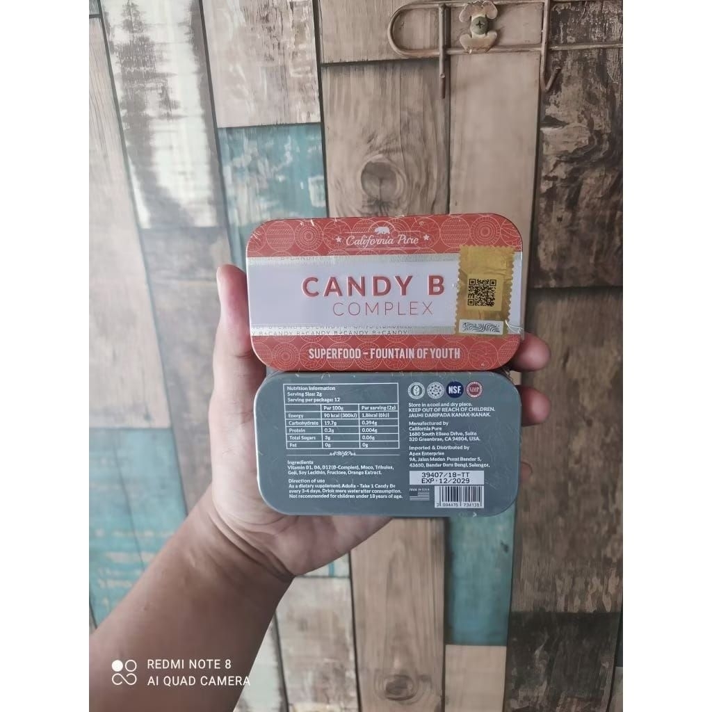 ( PROMO ) 12pcs candy B+ complex original
