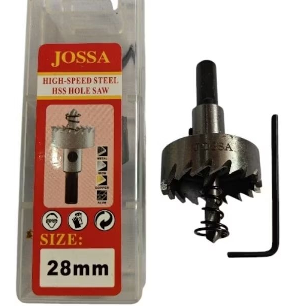 JOSSA hole Saw HSS 28mm / Hole Saw besi 28mm JOSSA