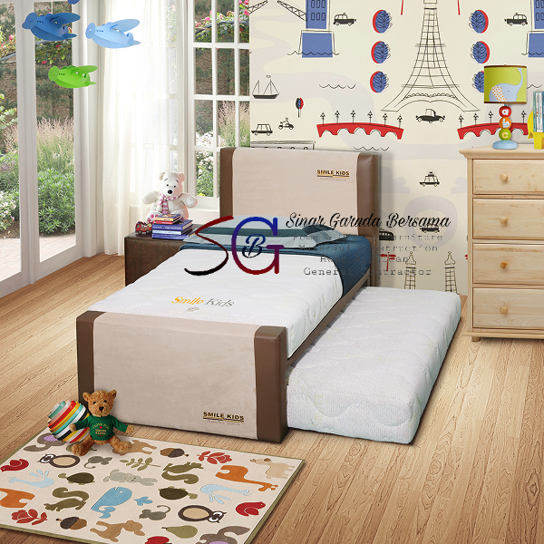 FLORENCE SPRING BED 2IN1 ANAK / KASUR TIDUR ANAK FLORENCE SMILE KIDS