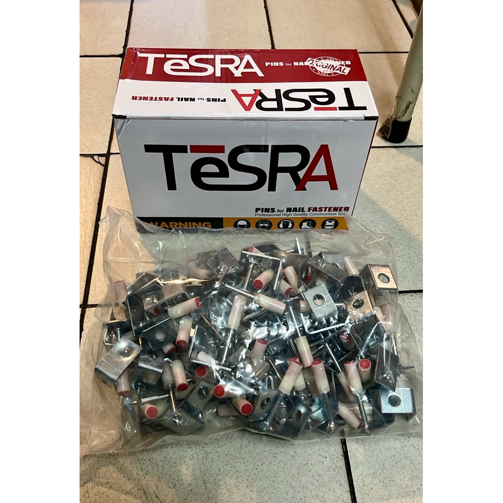 Paku Beton L 8.5mm Tipe Boset 100pcs Paku Angle Clip