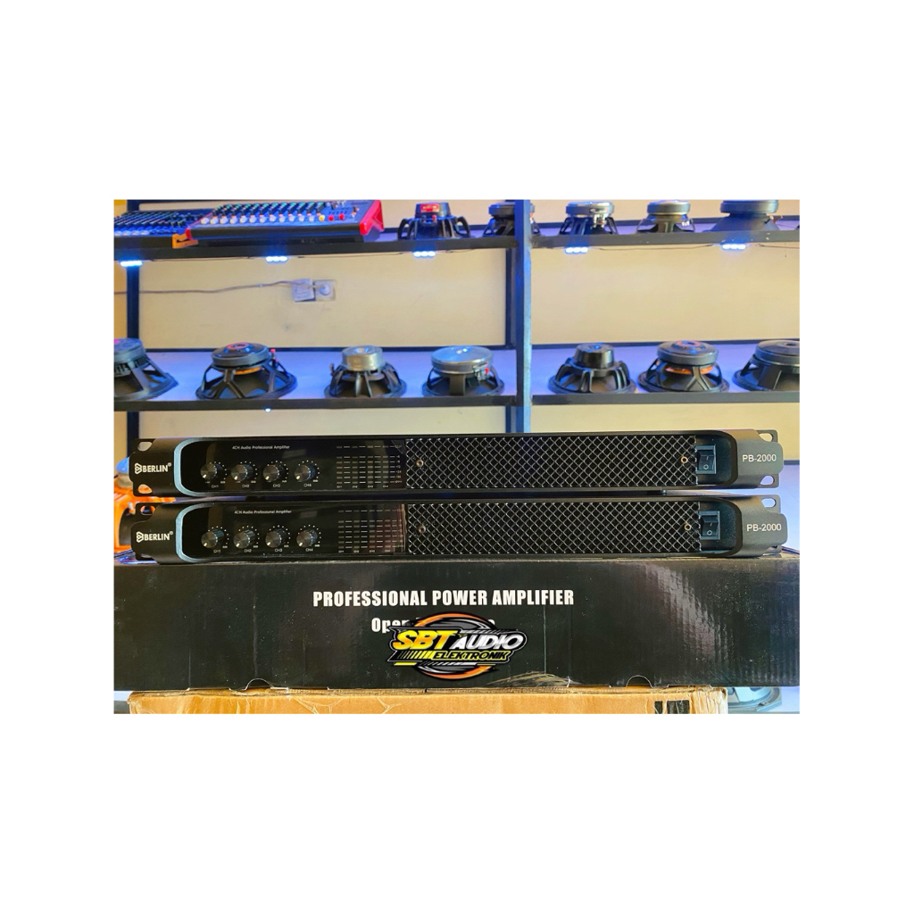 BERLIN PB2000 Power Amplifier Class D Berlin PB2000