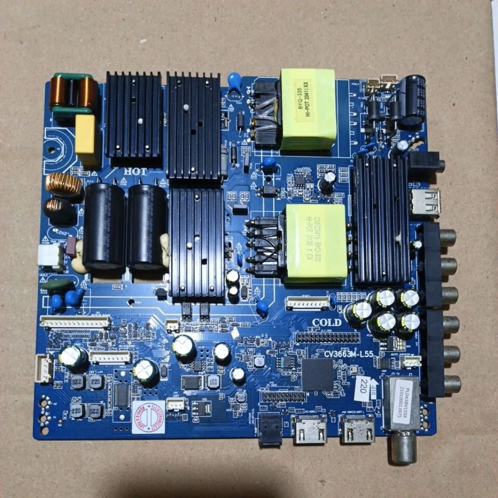 MB MAINBOARD MOTHERBOARD TV POLYTRON DIGITAL PLD43BV1558 43BV1558