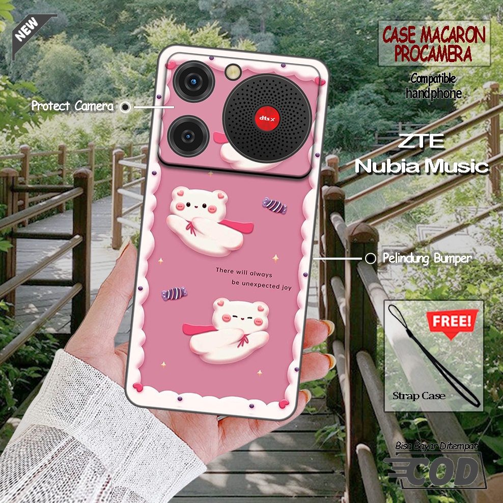 Case ZTE Nubia Music Terbaru - Softcase Macaron Procamera - Casing Silikon Smartphone - CaseMyway