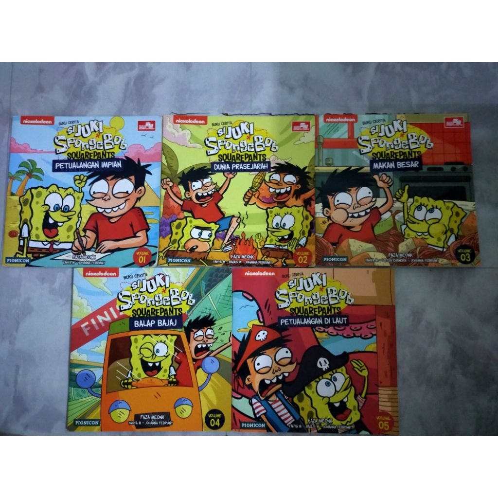 Buku cerita Si Juki SpongeBob SquarePants