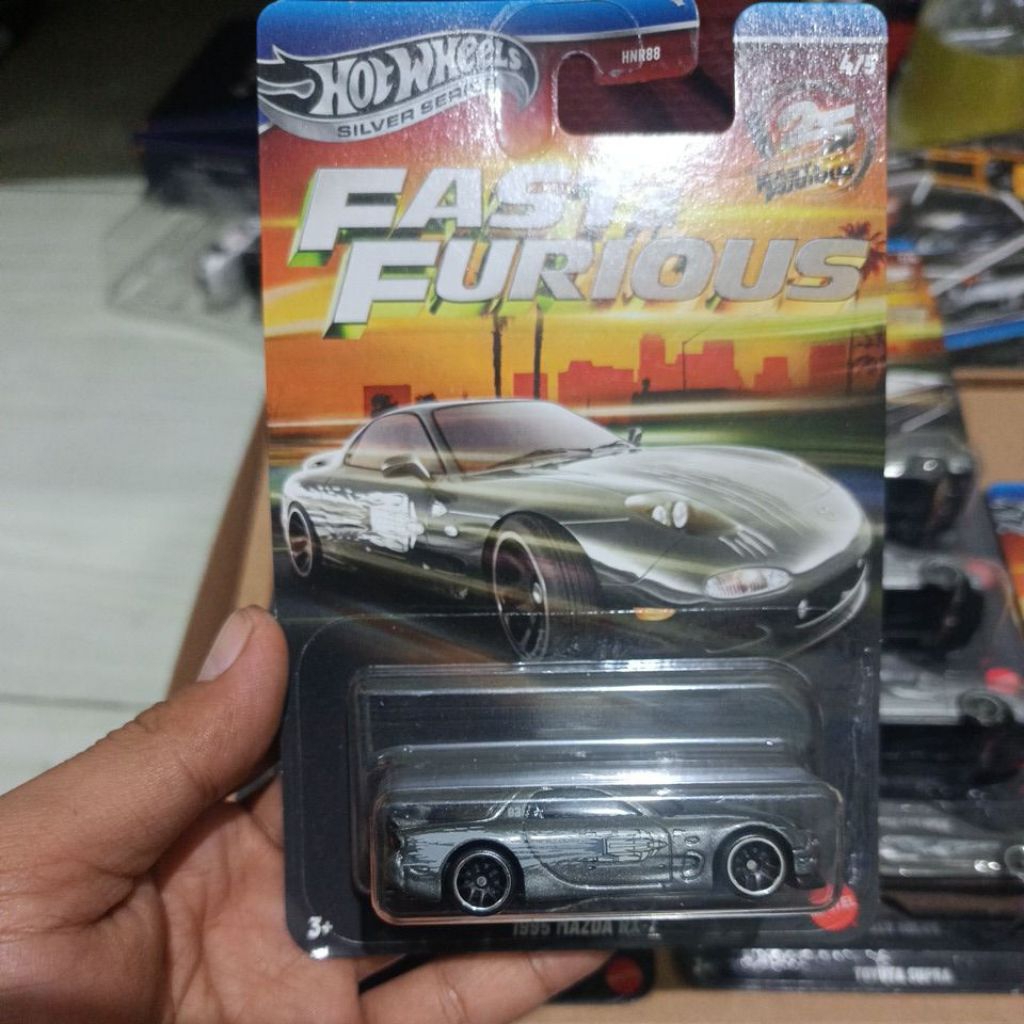 Hotwheels 1995  Mazda Rx7 Fnf 25 th