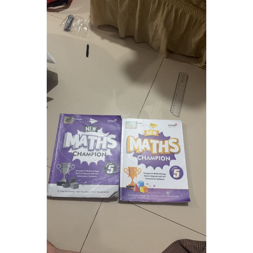 New Maths Champion 5 Textbook & New Maths Champion 5 Workbook. BACA DESKRIPSI
