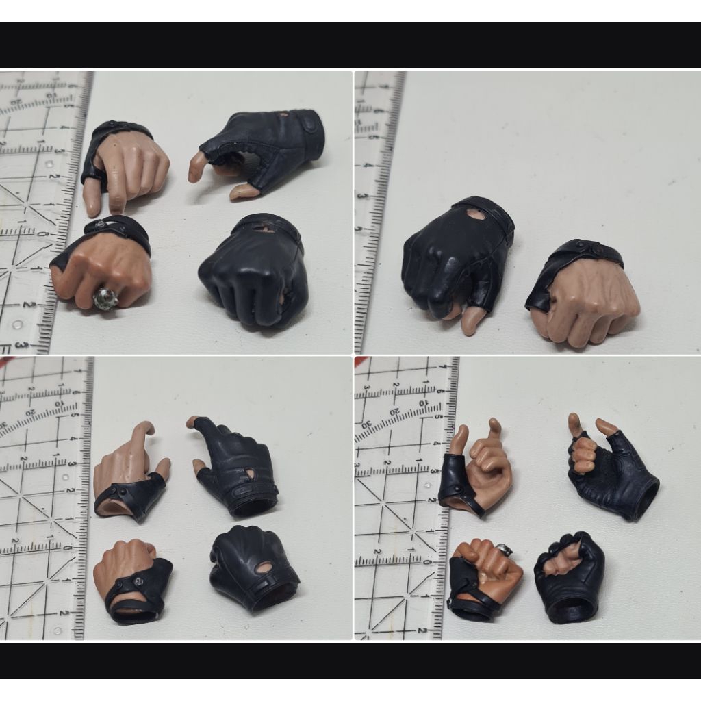 skala 1/6 miniatur handset Barney Ross the Expendables merk hot toys figure kitbash