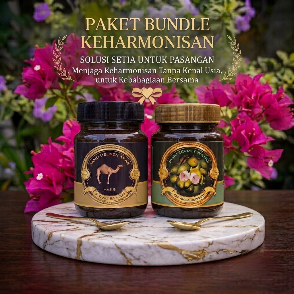 paket bundle helbeh ma'jun & sepet wangi 200gr herbal