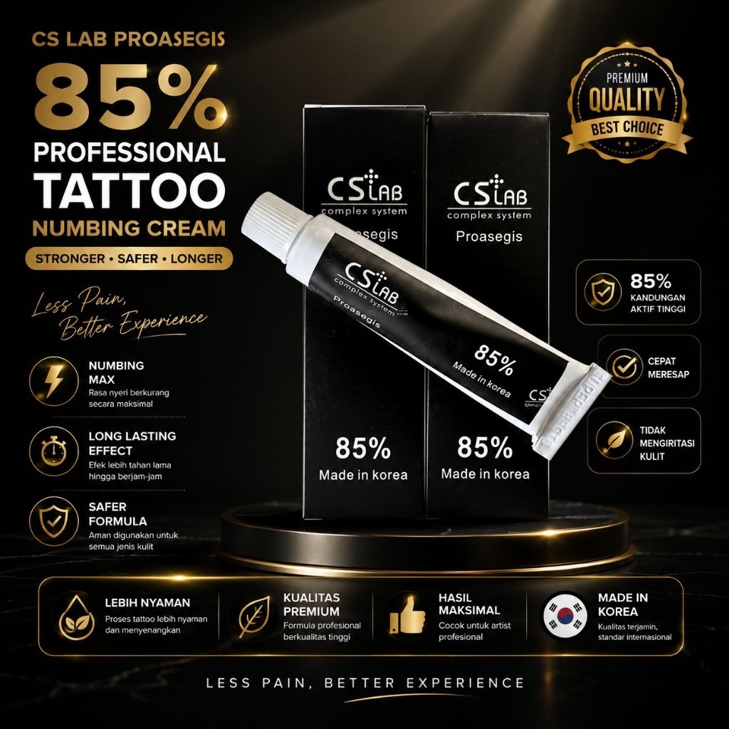 CSLAB ORIGINAL ANESTESI CREAM 85% CS LAB / ANESTESI SULAM ALIS 10gram