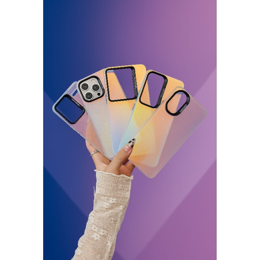 CASE IMD PLATE HOLOGRAM RAINBOW AURORA SOFTCASE VIVO Y03/ Y04S/ Y18/ Y28/ Y29/ Y29S