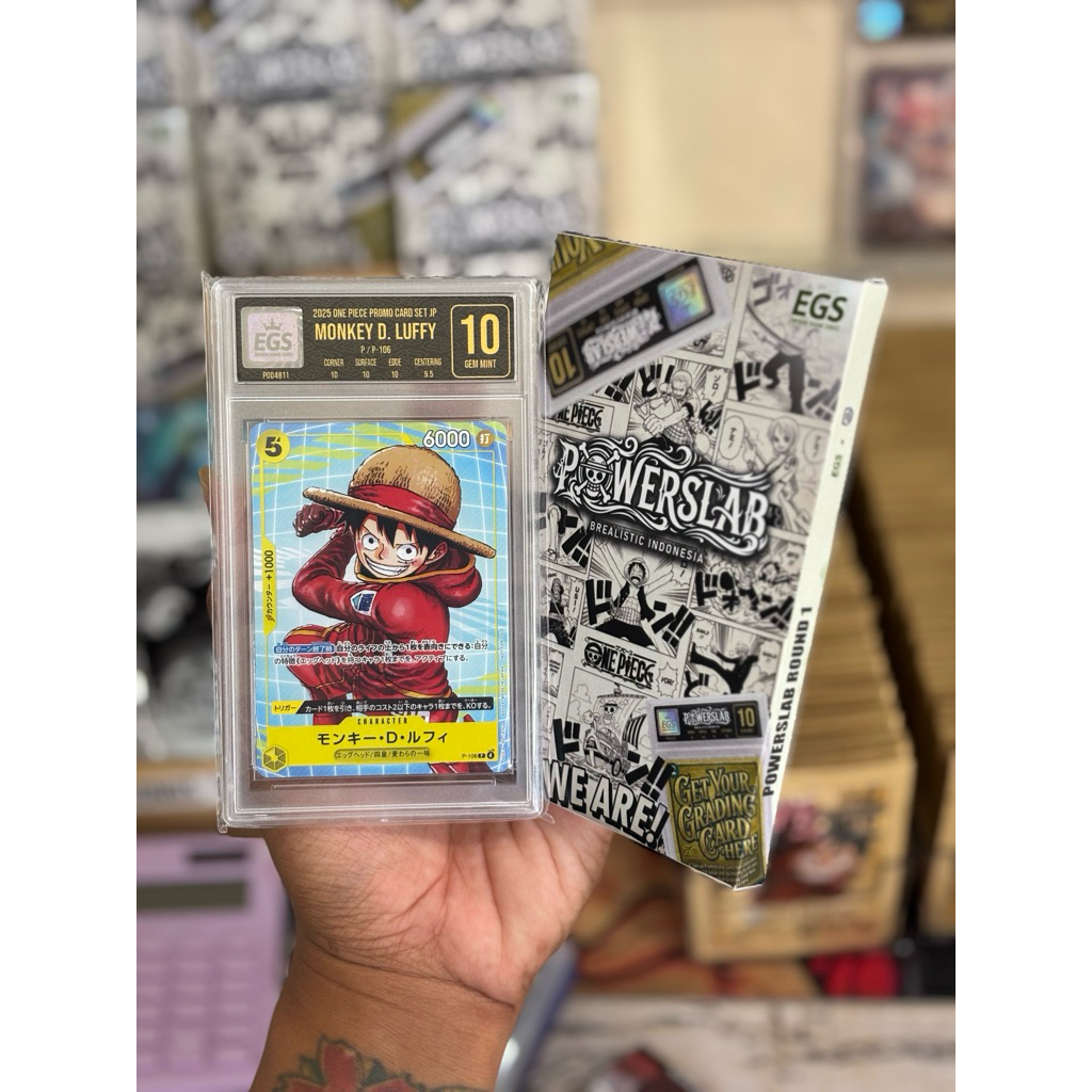 Power Slab - Pasti Slab EGS Bebas Pilih One Piece TCG