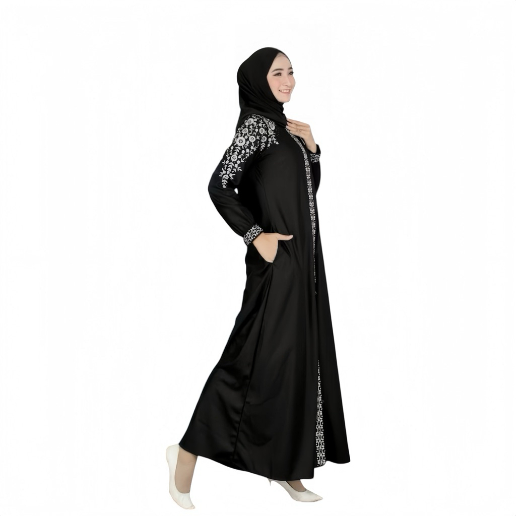 Khanza's - Gamis Madina Renata Terbaru Bordir / Gamis Bordir /Gamis Toyobo Bordir / Terbaru Gamis Ma