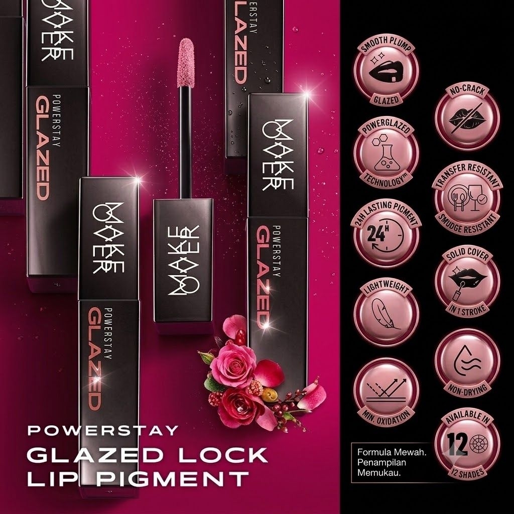 Make Over Powerstay Glazed Shade D22 Lowkey