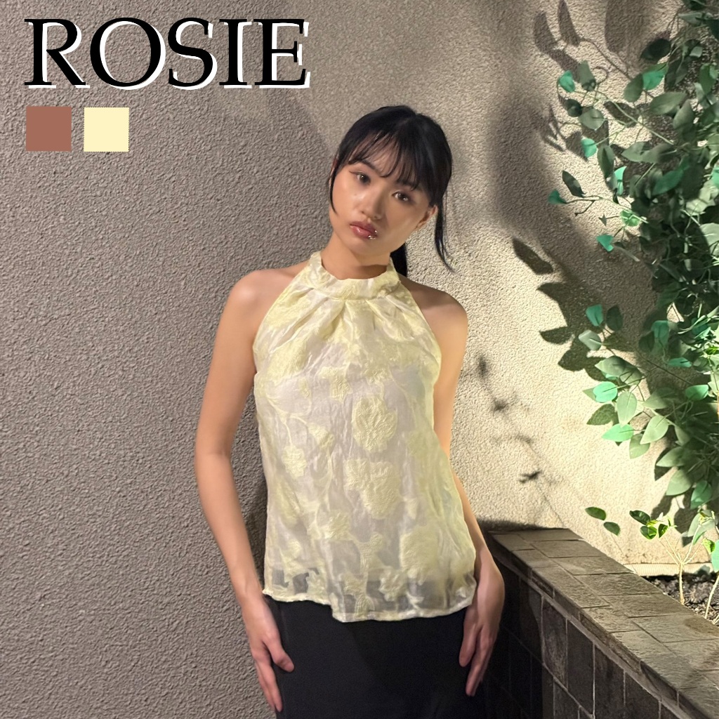 SVELTES | ROSIE TOP - Halter Backless Top | Halter Top | Backless Top | Floral Top