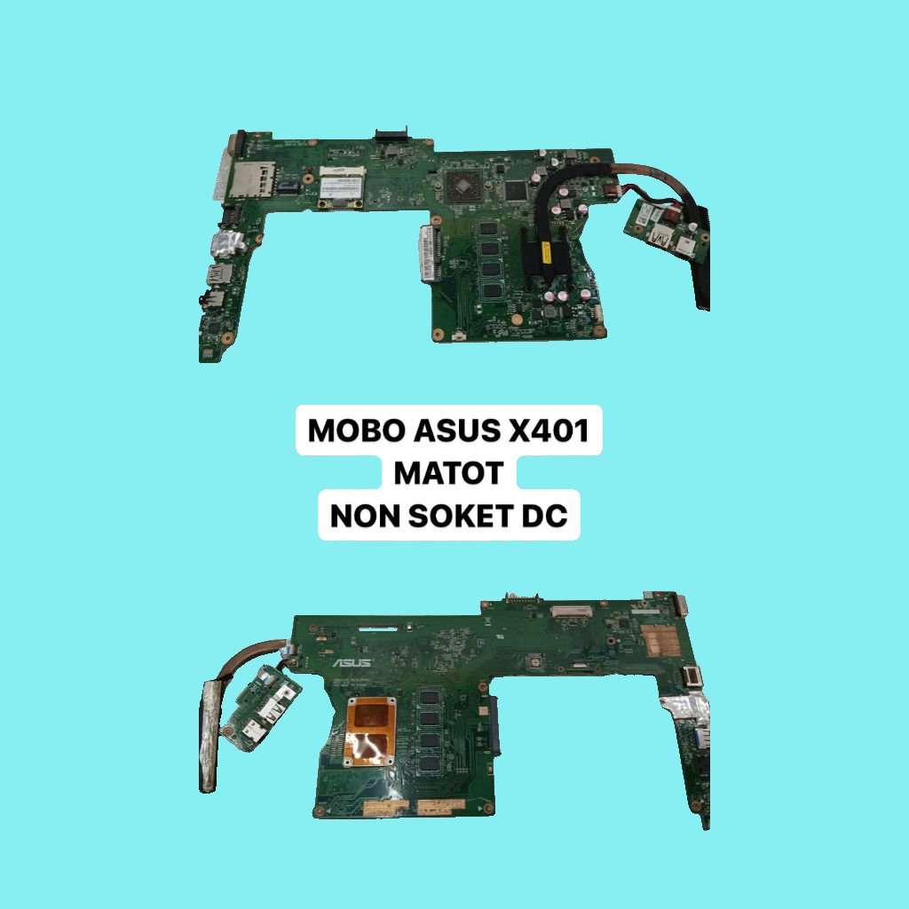 MOBO - MAINBOARD - MOTHERBOARD BAHAN KANIBAL - BAHAN SERVIS LAPTOP ASUS X401 - 1015CX - K43 - K45L -