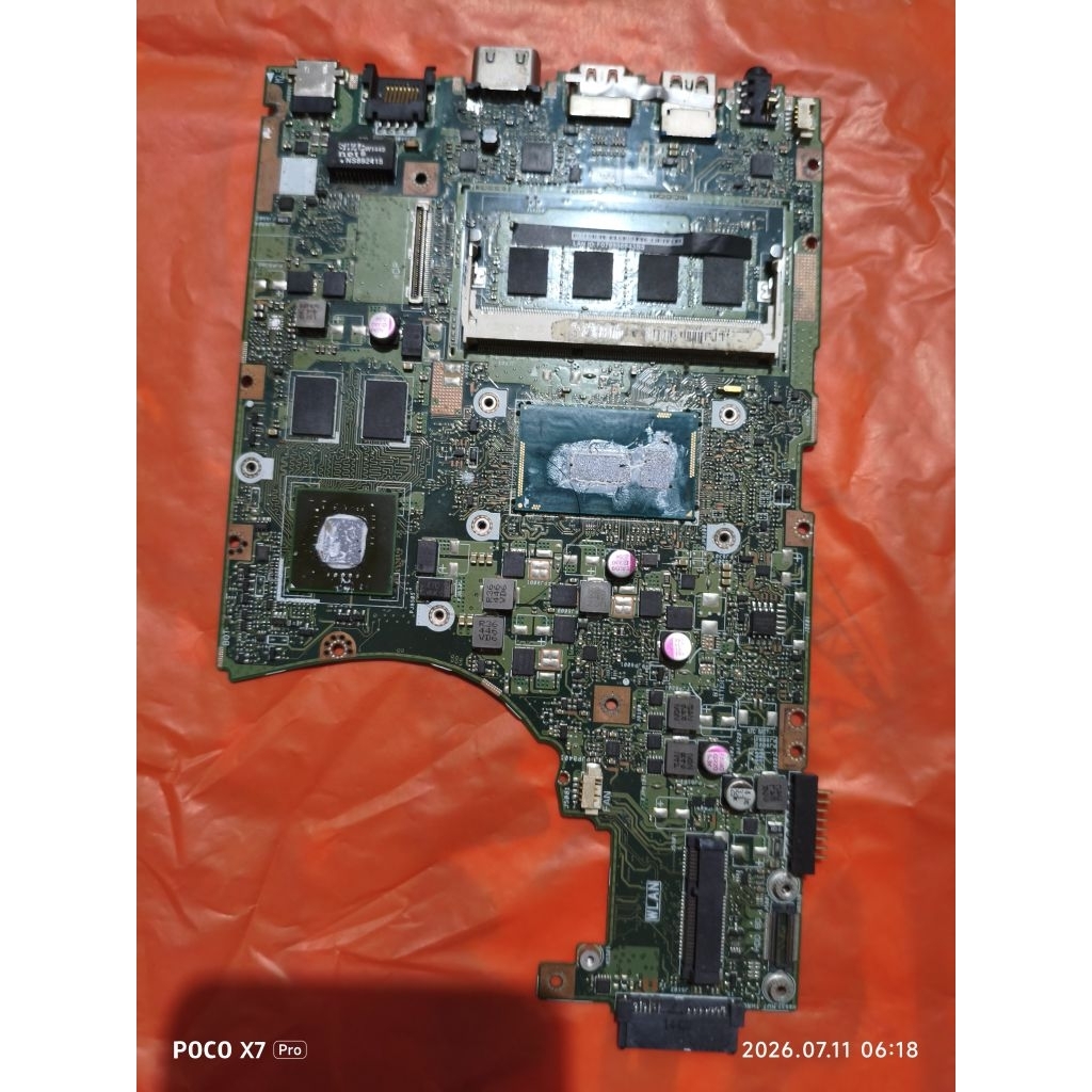 bahan motherboard laptop asus x455 ori x455ld rev 2.3