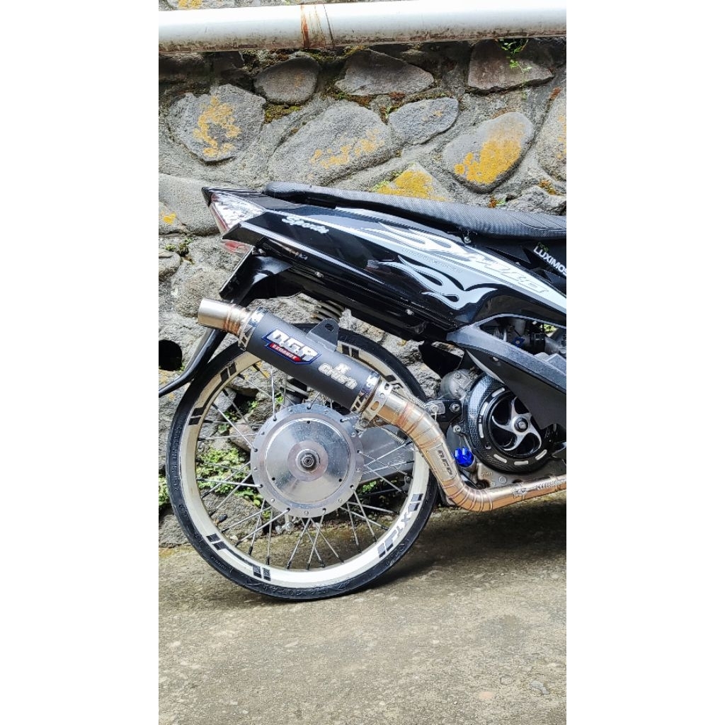 knalpot racing mio sporty / smile DGR exhaust second