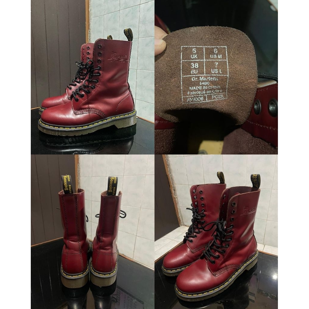 Dr Martens 1490 Red Cherry