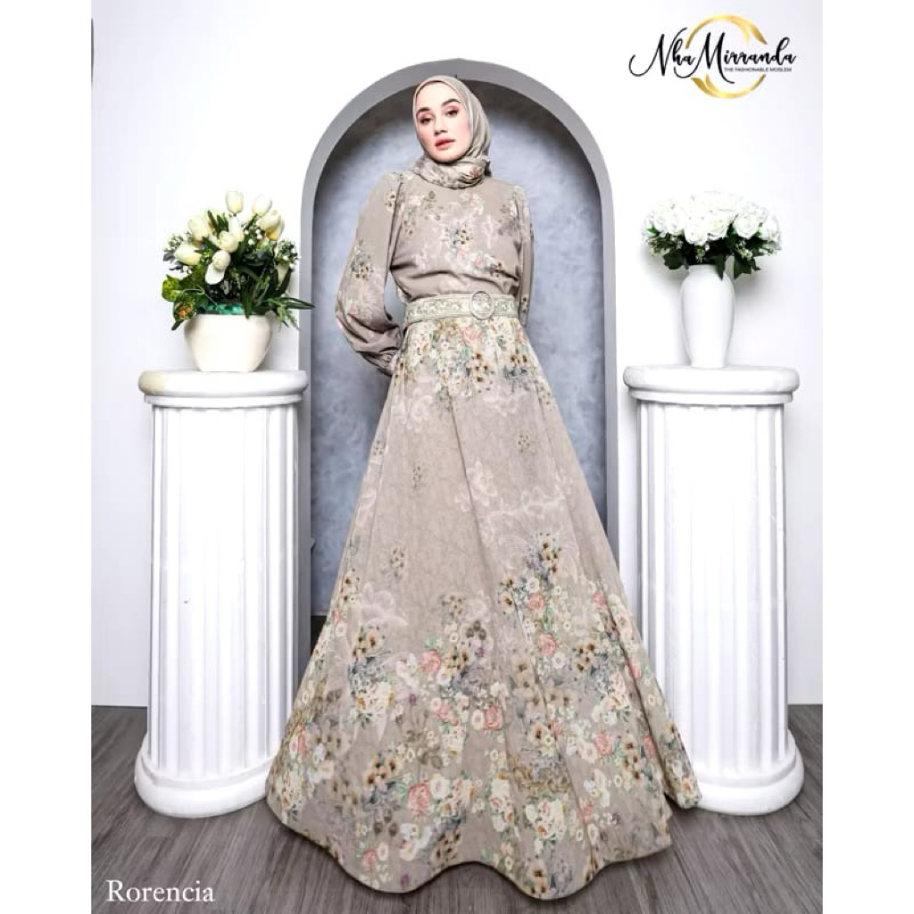 READY STOCK NHA MIRANDA] GAMIS SYARI PREMIUM “ RORENCIA, SHAMANTA,ANGGELINE SERIES ”BY NHA MIRANDA