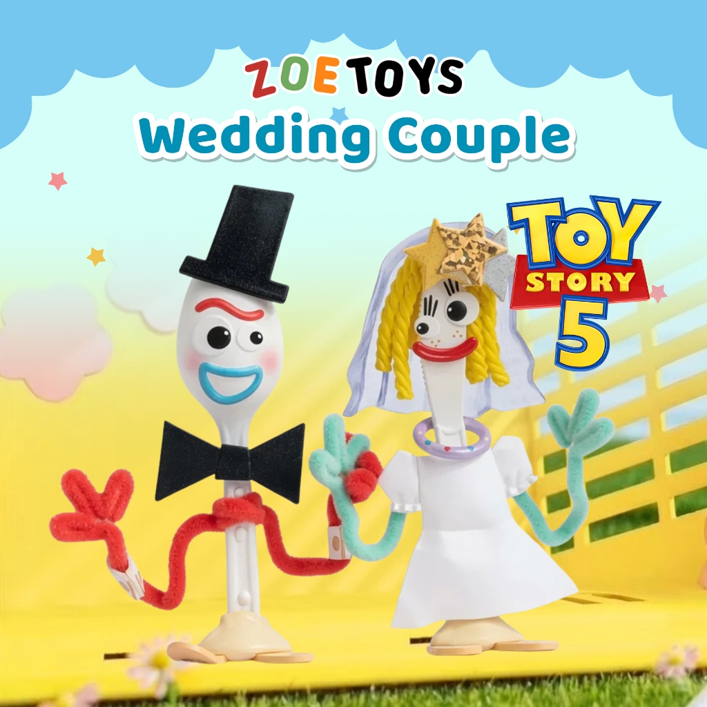 Zoetoys DIY Forky Toy Story 5 | Make Your Own Forky Craft Kit|Mainan Motorik |Cari Bingkisan Hampers